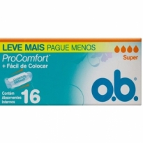 Absorvenete o.b. ProComfort Super (Contém 16 absorventes Internos)