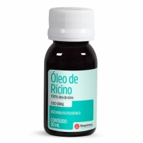 Óleo de Rícino 100% uso oral (Contém 30 mL)