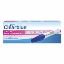 Teste de Gravidez Clear Blue Digital com Indicador de semanas