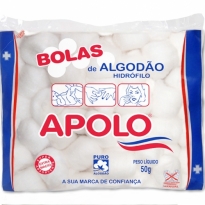 ALGODÃO BOLAS APOLO 50GR