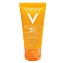 Vichy Capital Soleil FPS 50 Toque Seco Gel Creme Diário 50g