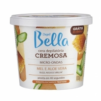 CERA DEPILATÓRIA CREMOSA DEPIL BELLA MEL E ALOE VERA 100G