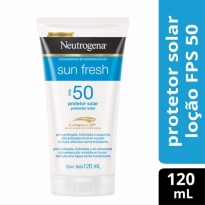 Protetor Solar Neutrogena Sun Fresh FPS 50 120mL