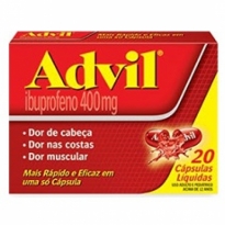 Advil 400mg 20 Cápsulas Liquidas