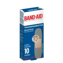 Curativos Band-aid Transparentes 10 unid.
