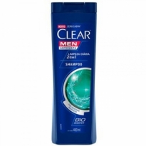 Shampoo Clear MEN Anticaspa limpeza diária 2 em 1 400ml