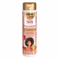 SHAMPOO S.O.S CACHOS RICINO E QUERATINA SALON LINE 300ML