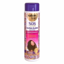 CONDICIONADOR S.O.S CACHOS SUPER OLEOS SALON LINE 300ML