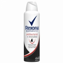 DESODORANTE AEROSOL REXONA ANTIBACTERIAL + INVISIBLE 150ML