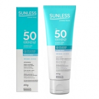 PROTETOR SOLAR FACIAL S/ BASE FPS 50 SUNLESS 60G