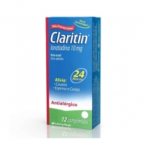 Claritin Atialérgico (Contém 12 comprimidos)