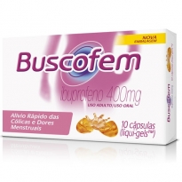 BUSCOFEM 400MG CX 10 CÁPS