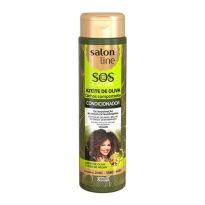 CONDICIONADOR S.O.S CACHOS AZEITE DE OLIVA SALON LINE 300ML