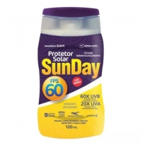 Protetor Solar SunDay FPS 60 (Contém 120mL)