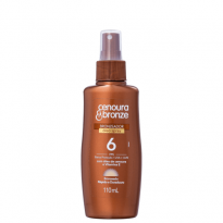 Óleo Spray Bronzeador Cenoura Bronze FPS 6 (Contém 110mL)