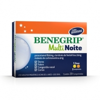 BENEGRIP MULTI NOITE CX 20 COMPR