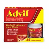 Advil 400mg (Contém16 Cápsulas Líquidas)