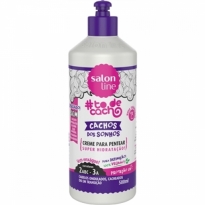 CREME PARA PENTEAR CACHOS DOS SONHOS #TODECACHO SALON LINE 500ML