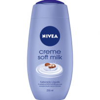 SABONETE LÍQUIDO NIVEA CREME SOFT MILK 250ML