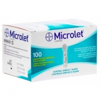 LANCETAS MICROLET 100 UNID