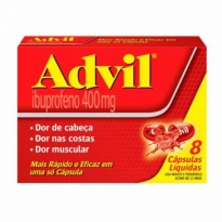 Advil 400mg (Contém 8 cápsulas Líquidas)