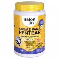 CREME PARA PENTEAR BRILHO UMIDIFICADO SALON LINE 1KG