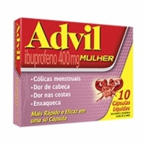 Advil Mulher 400mg (Contém 10 Cápsulas Líquidas)