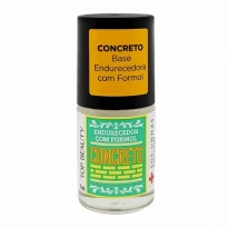 Base Concreto Endurecedora Com Formol 7ml Para Unhas