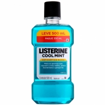 LISTERINE COOL MINT LEVE 500ML PAGUE 350ML