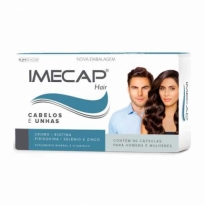 IMECAP HAIR CABELOS E UNHAS 60 CÁPS