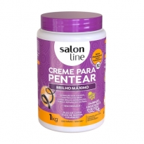 CREME PARA PENTEAR BRILHO MÁXIMO SALON LINE 1KG