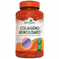 COLÁGENO HIDROLISADO E VITAMINA C KATIGUÁ 120 CÁPS