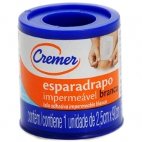 ESPARADRAPO IMPERMEÁVEL BRANCO CREMER 2,5CMX90CM