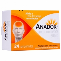 Anador 500mg (Contém 24 comprimidos)