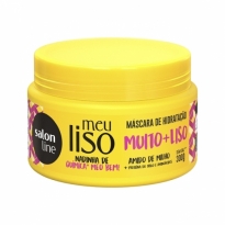 MÁSCARA DE HIDRATAÇÃO MEU LISO MUITO + LISO SALON LINE 300G