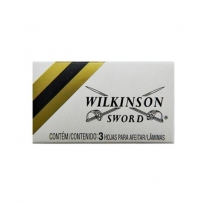 LÂMINAS DE BARBEAR WILKINSON SWORD GILLETTE  3 UNID