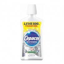 ENXAGUANTE BUCAL CEPACOL WHITENING S/ ÁLCOOL 500ML