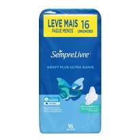 Absorvente Sempre Livre Adapt plus ultra suave (Contém 16 unidades)