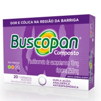 Buscopan composto 10mg/250mg (Contém 20 comprimidos revestidos)