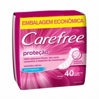 Protetor diário Carefree Proteção (Contém 40 unidades)