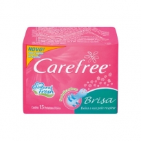 Protetor Diário Carefree Tododia Sem Fragrância 15 unid