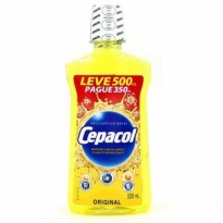 ENXAGUANTE BUCAL CEPACOL ORIGINAL LEVE 500ML PAGUE 350ML