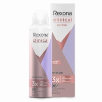 DESODORANTE AEROSOL REXONA CLINICAL EXTRA DRY 150ML