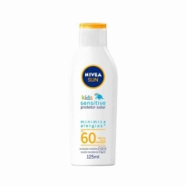 Protetor Solar Kids Sensitive Nivea Sun FPS 60 (Contém 125mL)