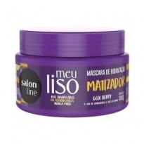 MÁSCARA DE HIDRATAÇÃO MEU LISO LOIRO MATIZADOR SALON LINE 300G