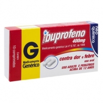 Ibuprofeno 400mg Neo-Química (Contém 10 comprimidos)